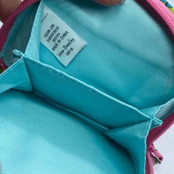 Vera Bradley NWT Tropical Paradize Small Zippered Coin Purse / Pouch - Picture 7 of 7